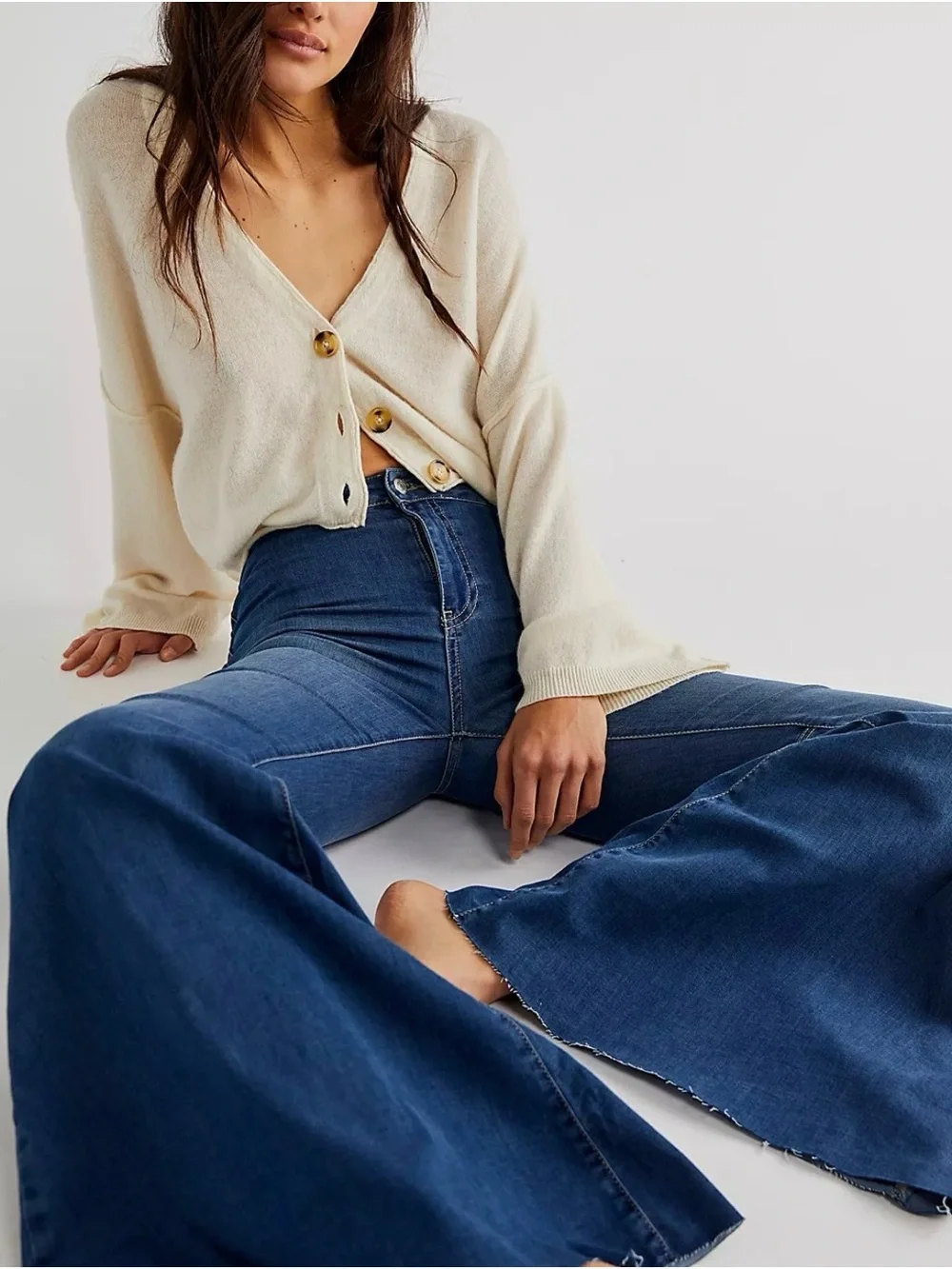 Free People Just Float On Flare Jeans